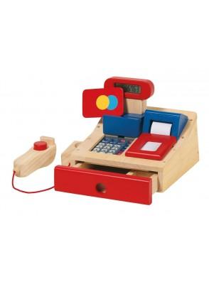 Caja registradora de madera