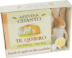 Adivina cuánto te quiero con peluche