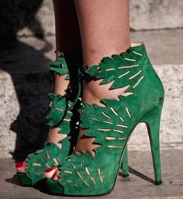 El verde un color de zapatos fácil de combinar | Belleza