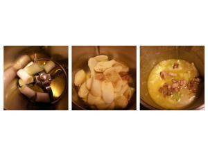 crema puerros hongos jamon