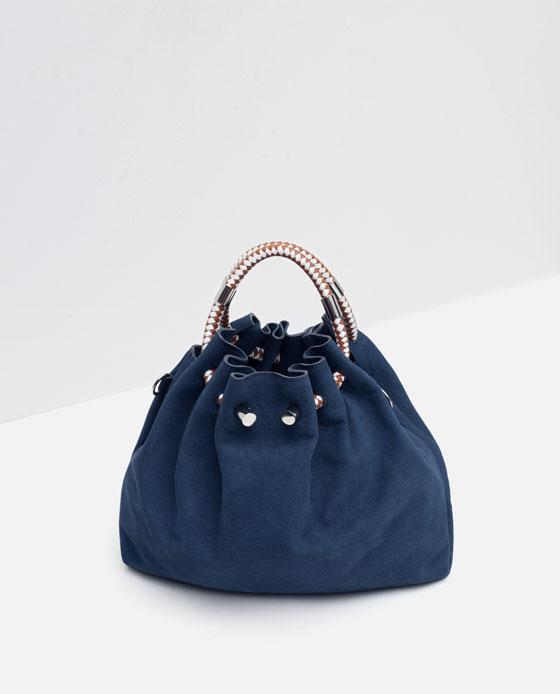 Bolsos saco azul
