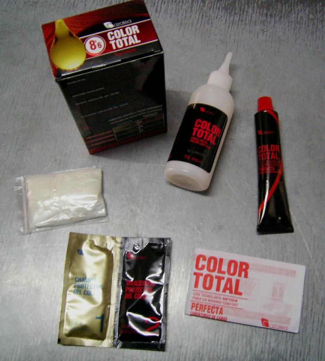 8.6 Color Total rojo intenso tinte Azalea