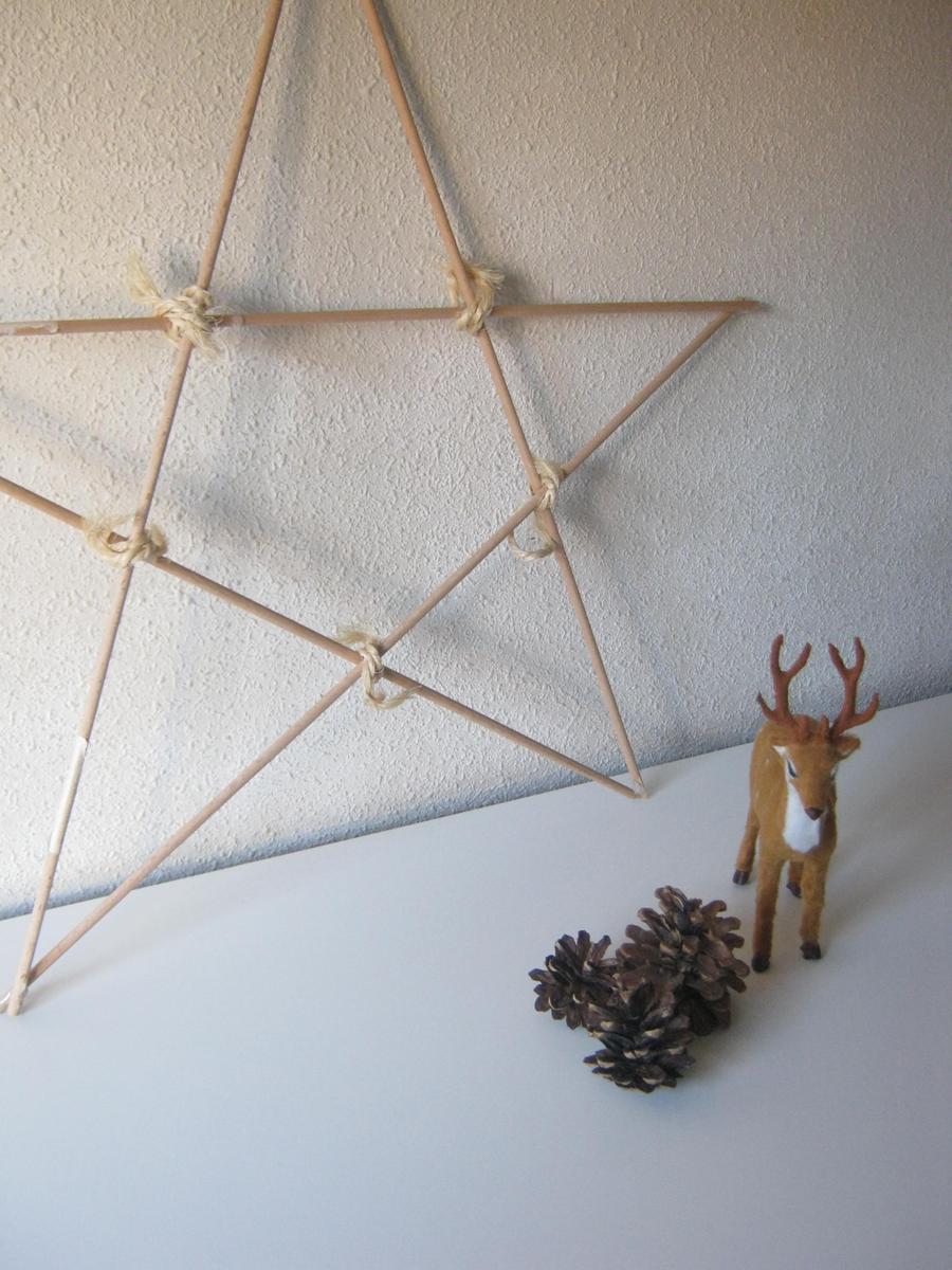 estrella de madera