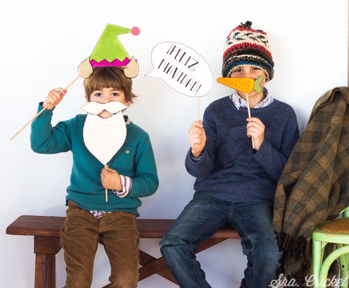 photocall navidad imprimible