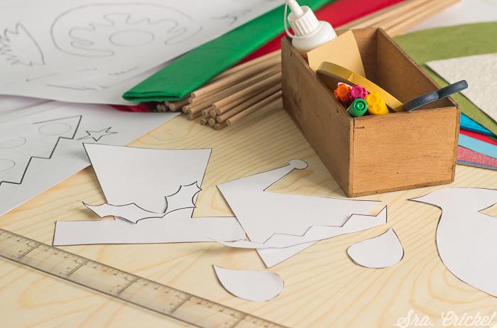 plantillas photocall navidad