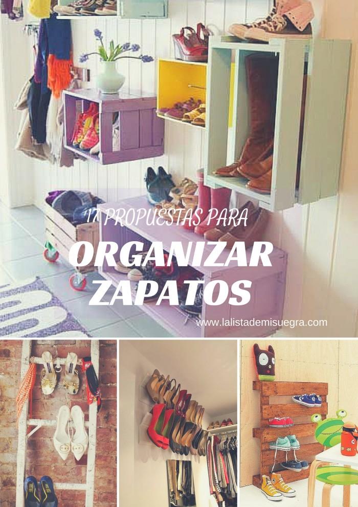 17 Ideas para Organizar Zapatos