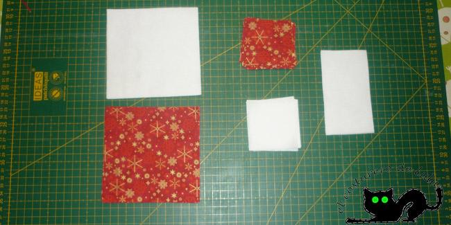 Estas son las telas que vamos a utilizar