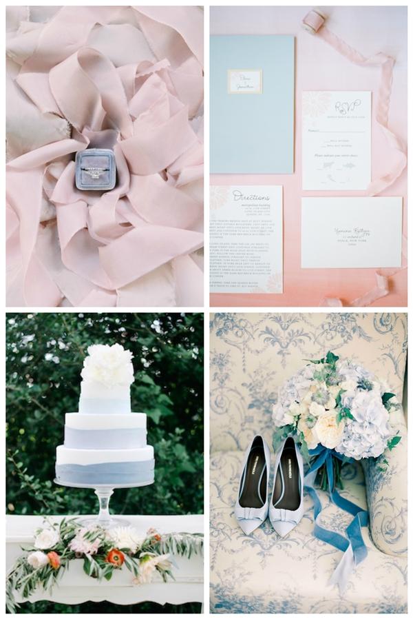 Pantone 2016 Serenity Rose Quartz wedding 02