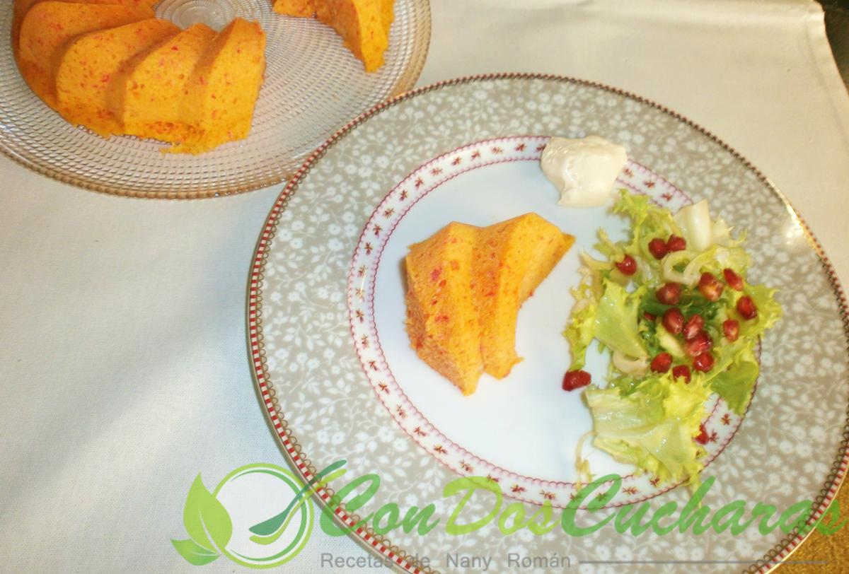 Pastel de gambas y surimi