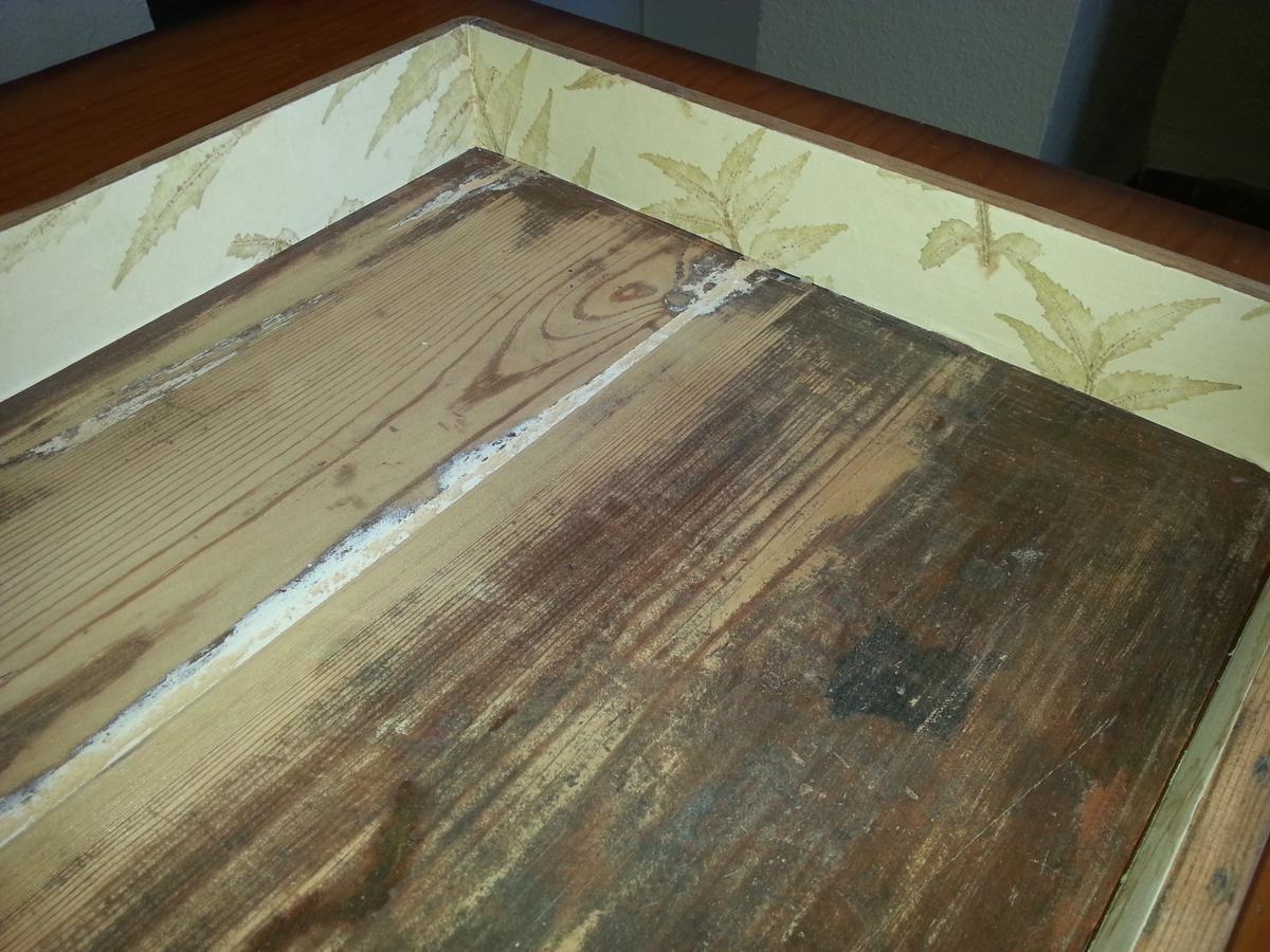 Restauración mesa de madera