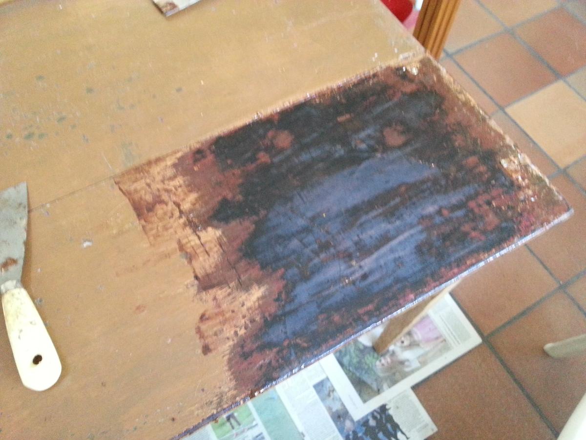 Restauración mesa de madera