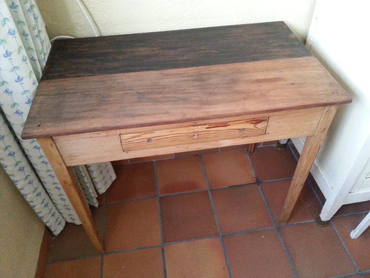 Restauración mesa de madera