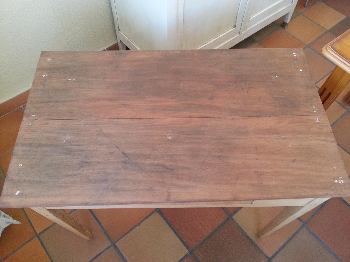 Restauración mesa de madera