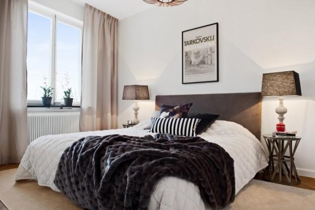 Dormitorio elegante y sencillo