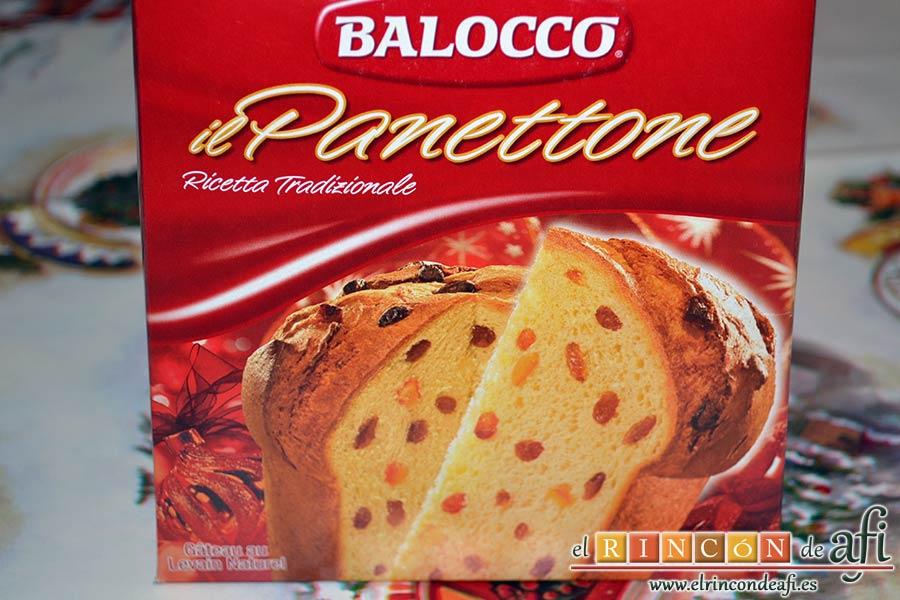 Pudin de panettone, consigue un panettone