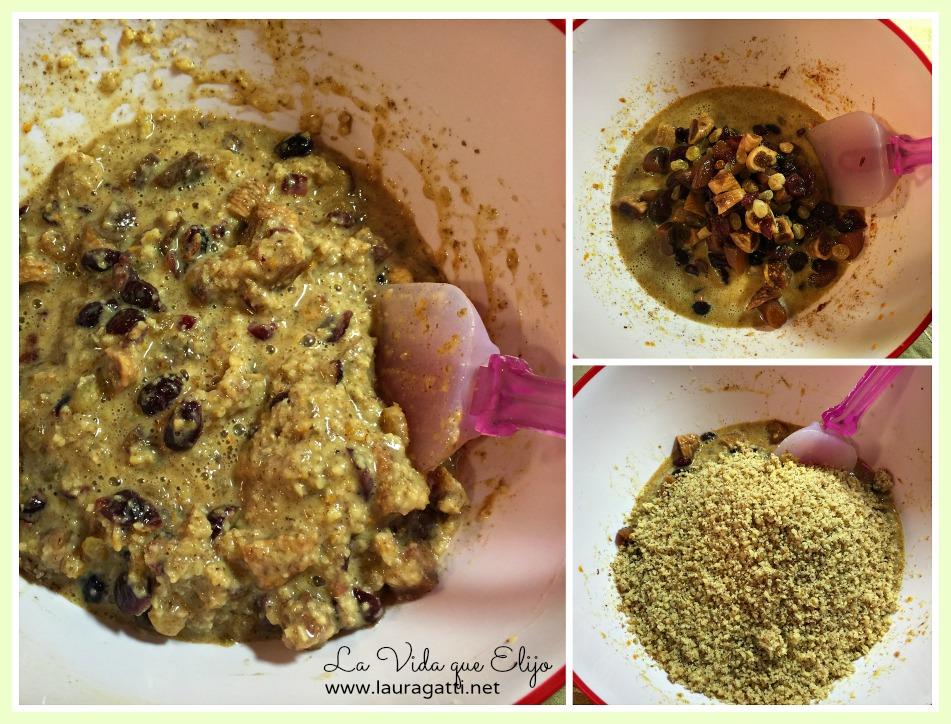 torta navideña de frutas