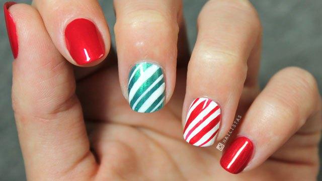 decoraciónd e uñas navidad paso a pasodecoraciónd e uñas navidad paso a paso