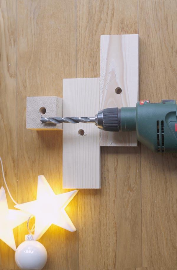 DIY árbol de Navidad de madera 3