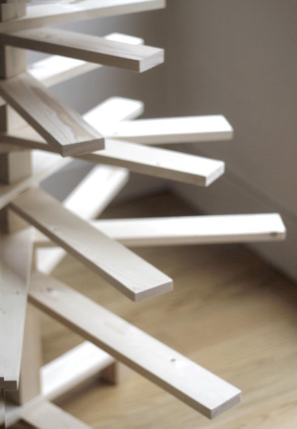 diy árbol de Navidad de madera 4