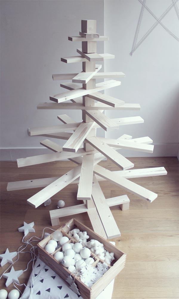 DIY árbol de Navidad de madera 6