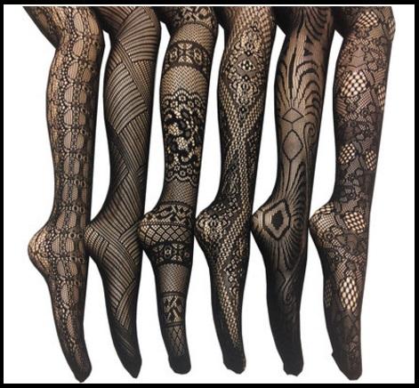 medias encaje