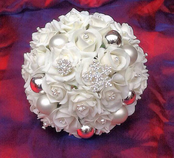 Ramo de novia navideño