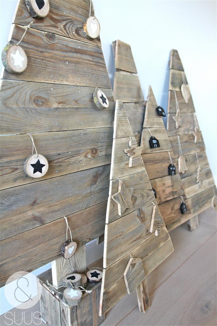 Arbol Navidad de madera: Una manera diferente de decorar.