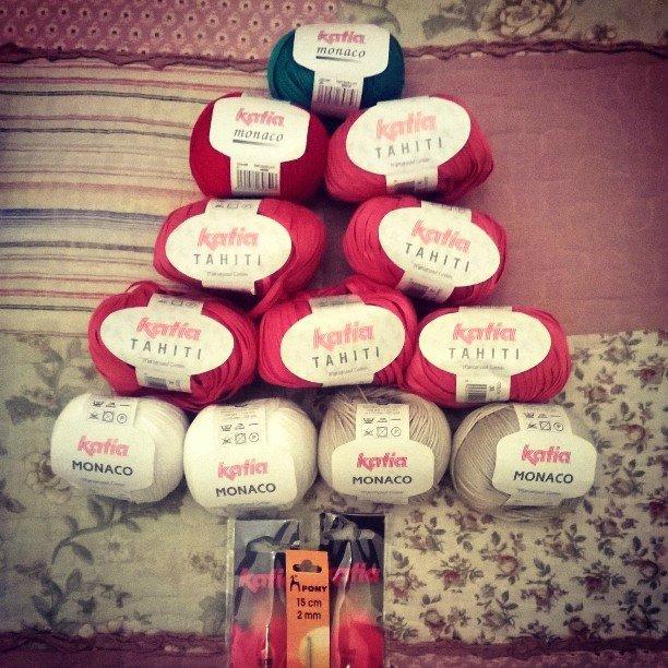  adornos de Navidad en ganchillo - Lanas que nos cedió Katia