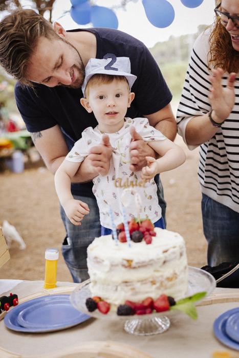 Un cumple infantil con trenes en All Lovely Party
