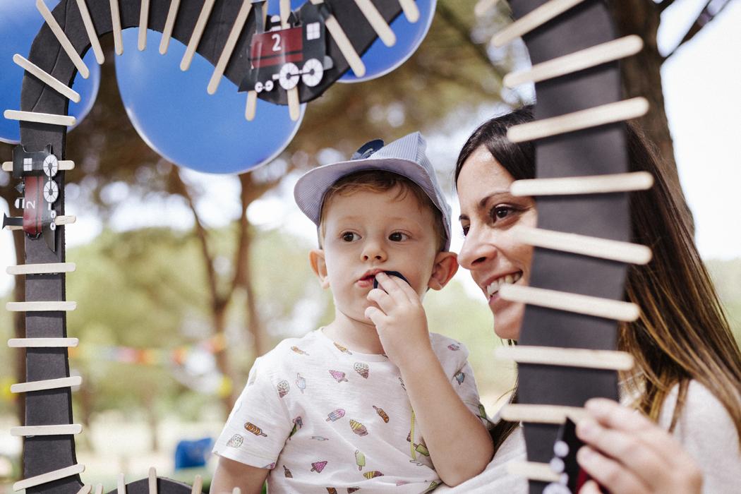 Un cumple infantil con trenes en All Lovely Party