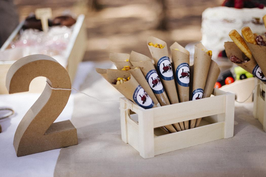 Un cumple infantil con trenes en All Lovely Party