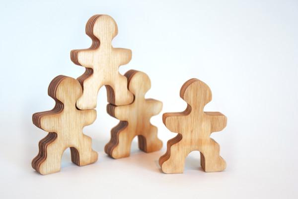 figuras de madera para hacer torres