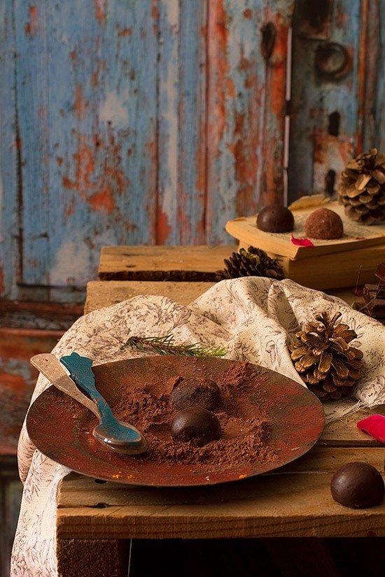 Cómo hacer trufas de chocolate