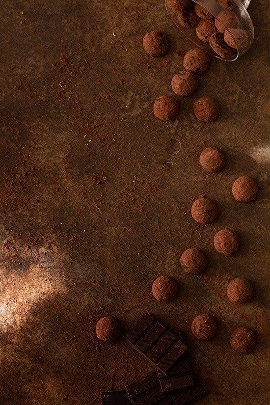 Cómo hacer trufas de chocolate