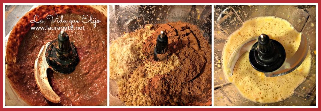 budin choco naranja - preparació