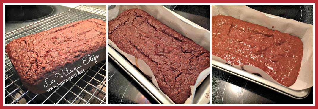 budin choco naranja - horneado