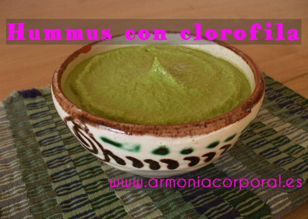 Hummus con clorofila