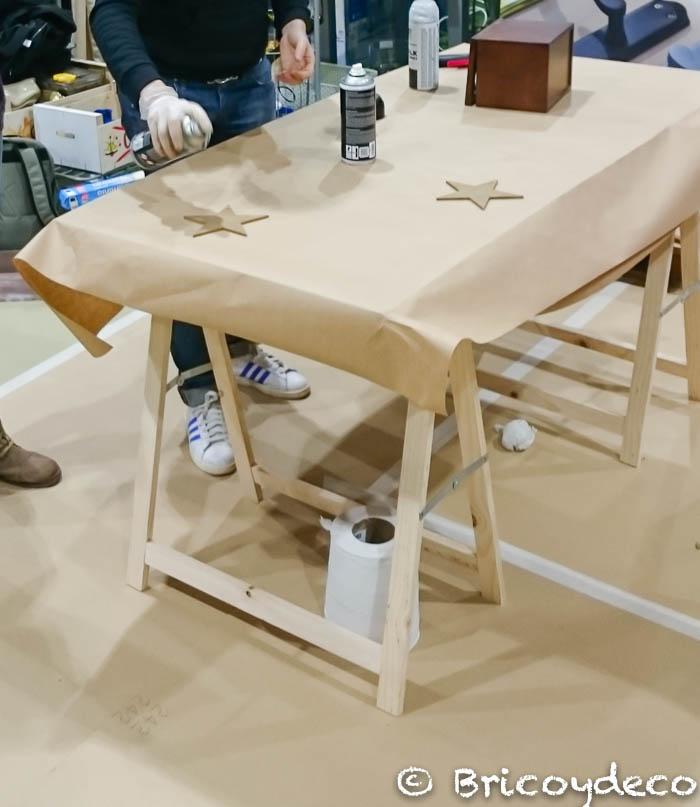 pintar estrellas con spray