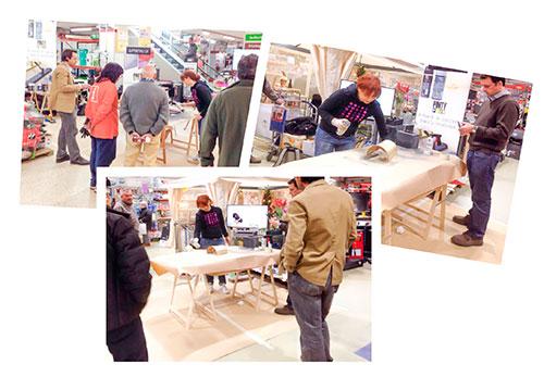 taller de pintura con spray