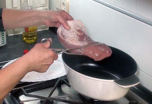 Lomo con salsa de almendras19