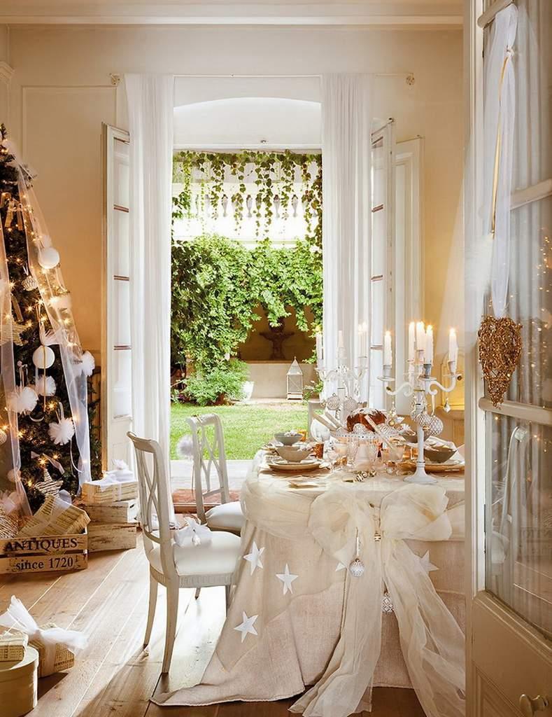 decoración romántica de navidad 12