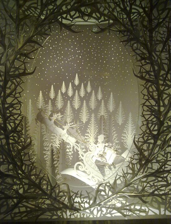 vitrinas navideñas en wolfrik