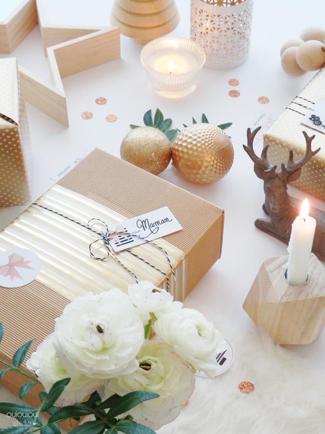 Etiquetas de Navidad gratuitas en All Lovely Party