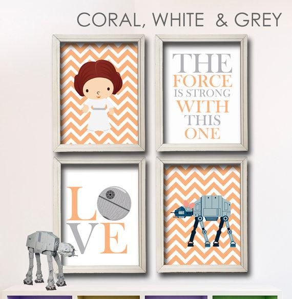 Star wars decoración pared nórdico 2