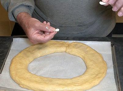 roscon de reyes relleno de nata (crema de leche)100