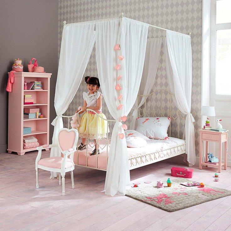 cama dosel maisons dormitorio romantico para ninas