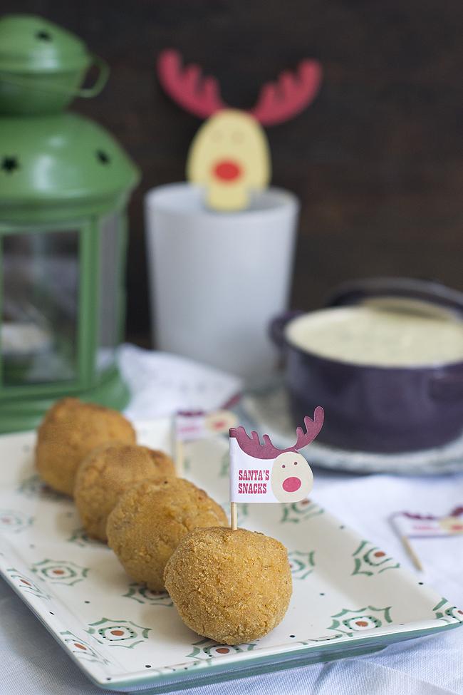 croquetas de langostinos y angulas sucedáneas con salsa tártara