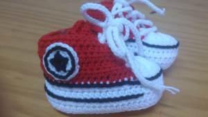 patucos-tipo-converse-all-star color rojo