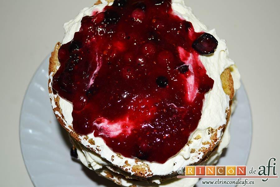 Panettone de Julius, y por último con frutos rojos