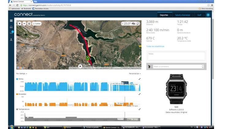 Garmin Epix aguas abiertas 12